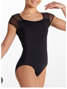 Weissman black ballet leotard